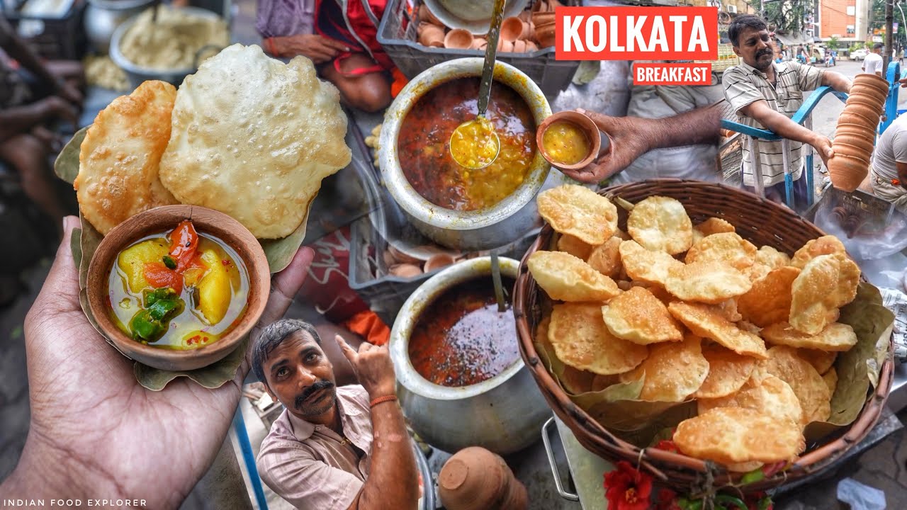 KOLKATA Early morning Breakfast | He Serves Aloo Curry in Kulhad | Street Food India