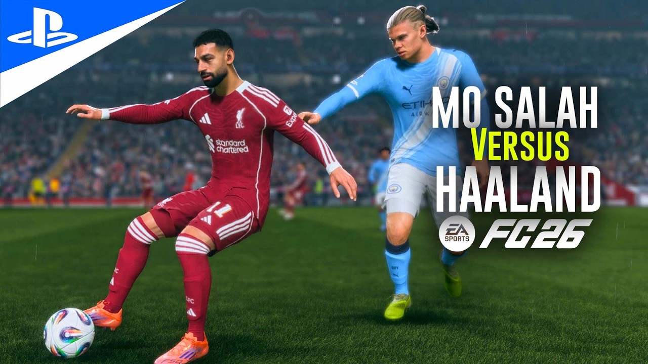 Salah vs Haaland | FC 26 Gameplay – Liverpool vs Manchester City  UEFA Champions League Final