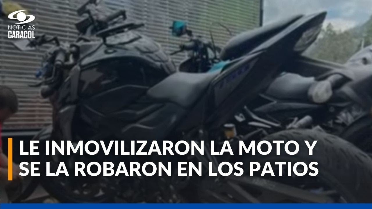 Joven denuncia que le inmovilizaron la moto y se la robaron en los patios: ¿qué pasó?