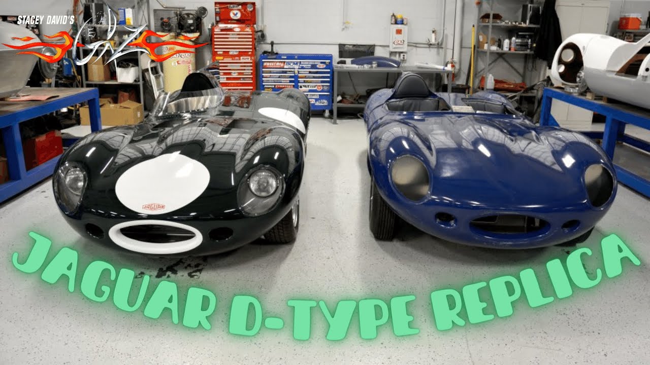 Jaguar D-Type Race Car Replicas - Curves on Wheels - Stacey David's Gearz S9 E11