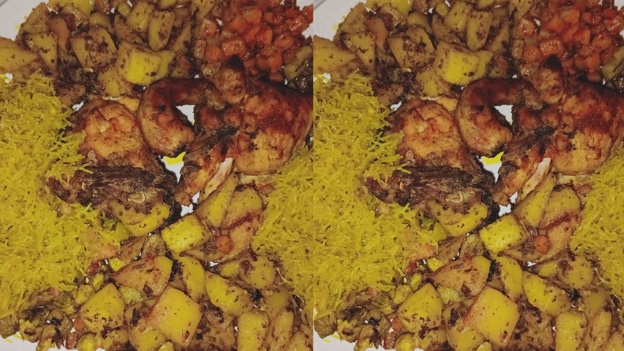 دجاج بشعرية صينية والخضر في الفرن بطريقة مختلفة كتشهي 😋