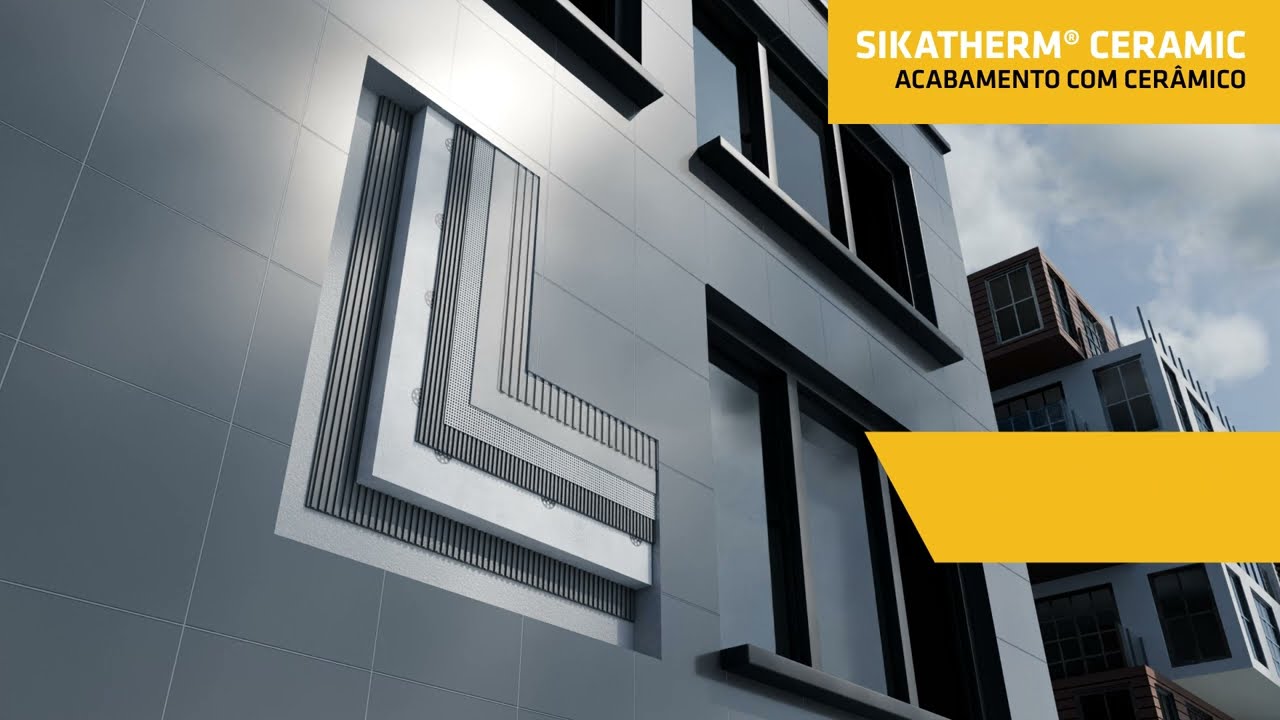 Sikatherm® Ceramic - Isolamento Térmico Exterior (ETICS) com Acabamento Cerâmico