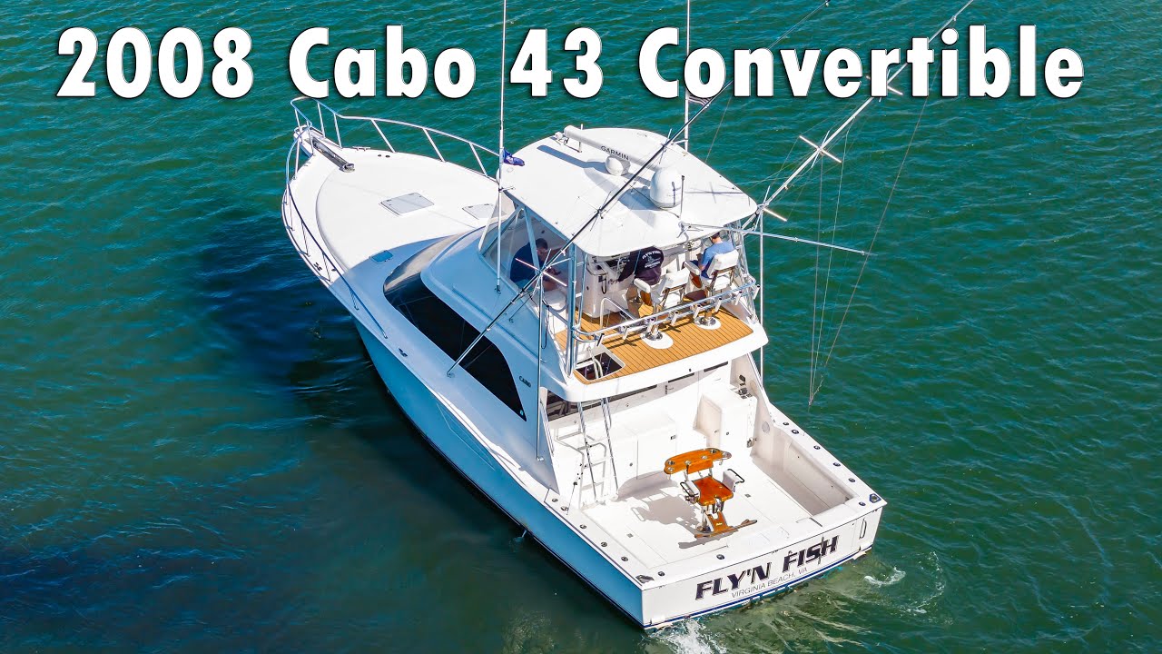 Готовы к рыбалке? Эта яхта Cabo 43 готова к выходу в море!