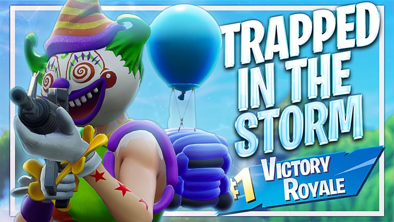 I TRAPPED HIM IN THE STORM! (Fortnite: Battle Royale) - FaZe SpaceLyon