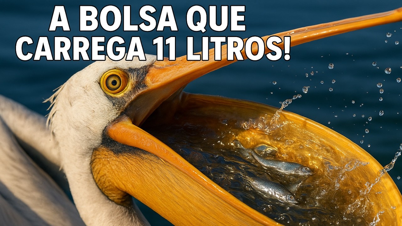 Pelicano: A Ave com a REDE DE PESCA BIOLÓGICA e Outros 7 Segredos 🤯