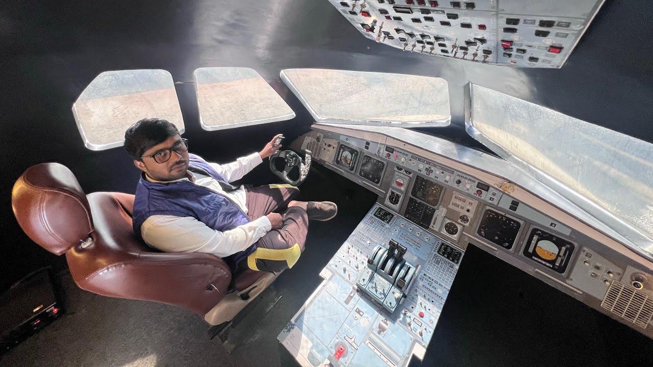 I Ate in a Real Airplane! ✈️ | Aeroplane Restaurant Bannerghatta Road Bangalore | Cockpit Experience