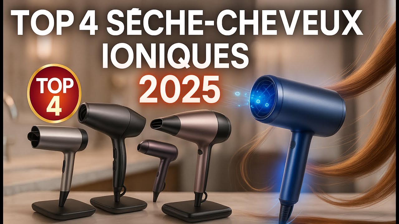 TOP 4 des Sèche-Cheveux Ioniques Pliables 2025 : Lequel Choisir ?