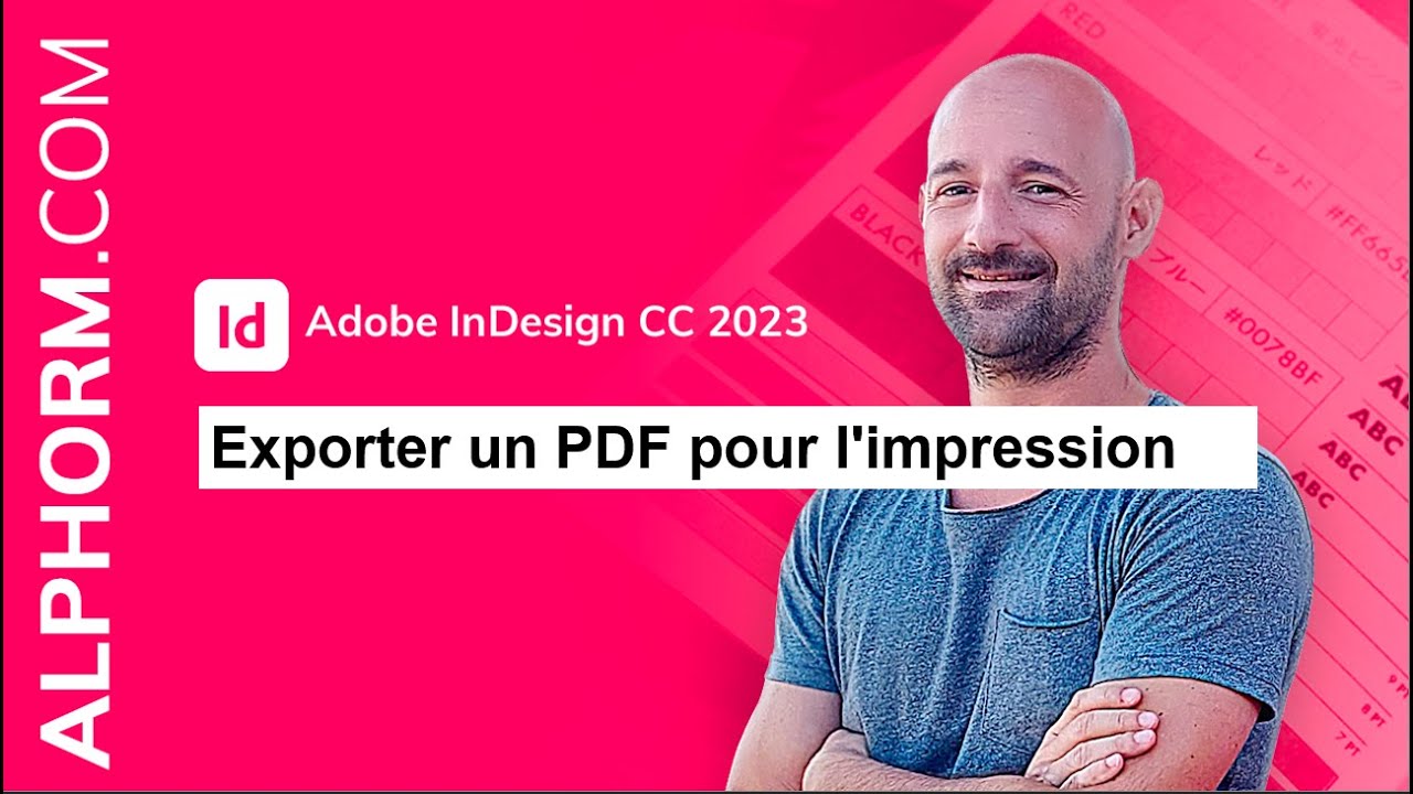 Formation Adobe InDesign CC 2023 : Exporter un PDF pour l'impression