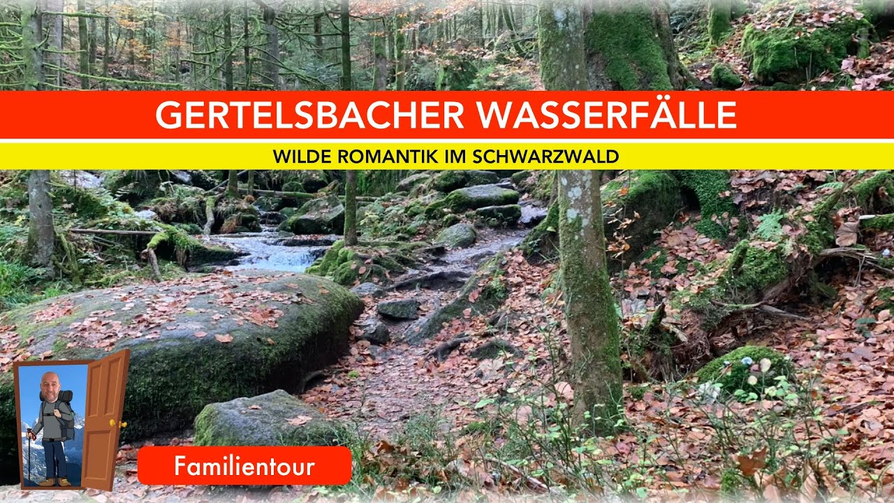Wilde Romantik im Schwarzwald bei Bühlertal. Traumhafte Wanderung entlang der Gertelbach Wasserfälle