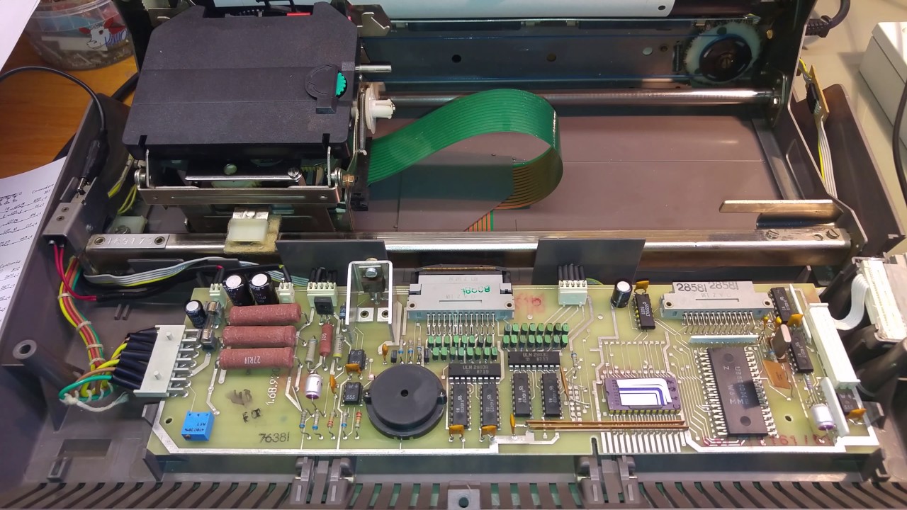 Robotron Erika 3004 - Kopplung mit Amiga 500