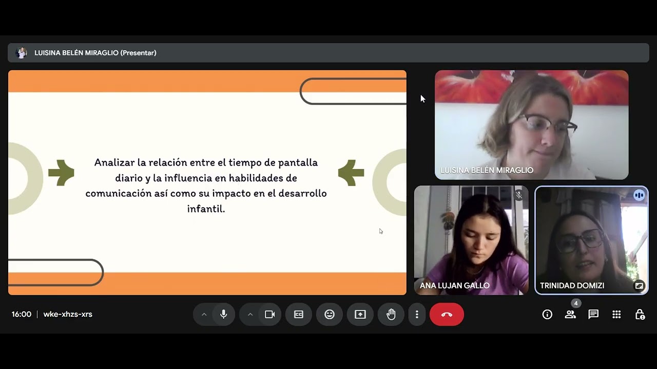 Influencia en la exposición en pantallas pasivas en comunicación verbal en juego simbólico- R.V.