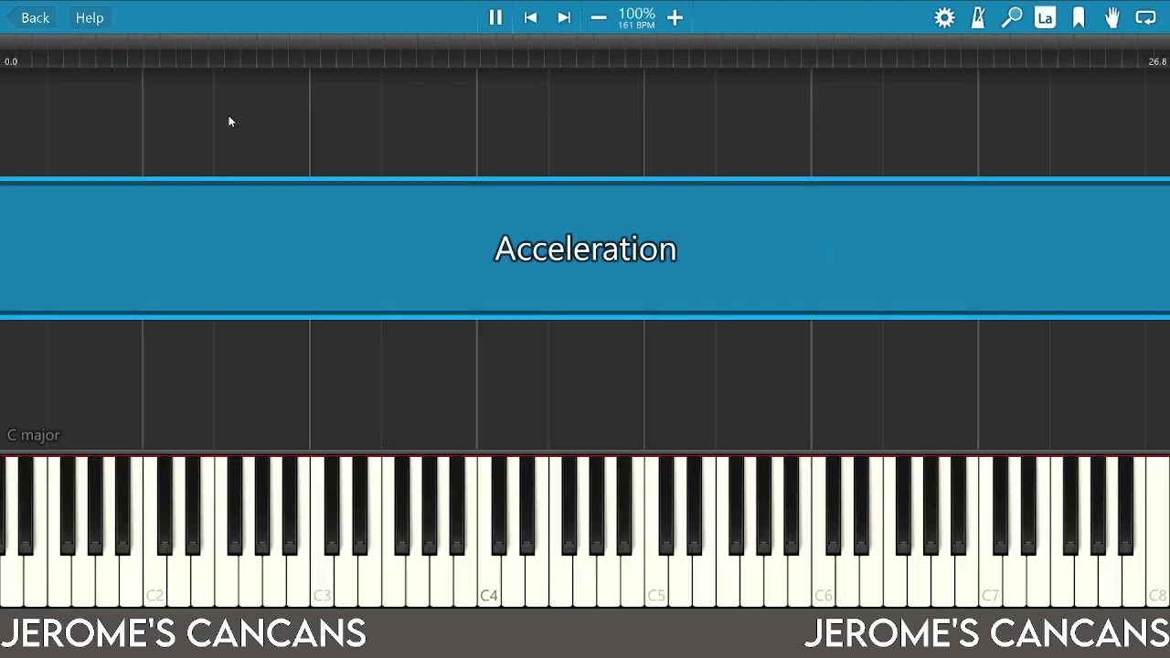 NOKIA 3220 Ringtones: Acceleration played on Synthesia