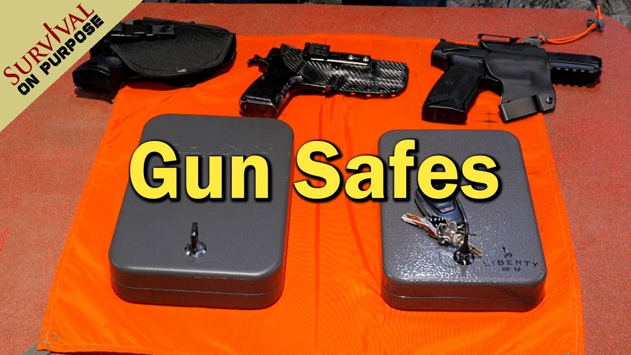 Vehicle Gun Safe Pistol Lockbox Comparison - Liberty Hd-50 & SnapSafe Lockbox XL