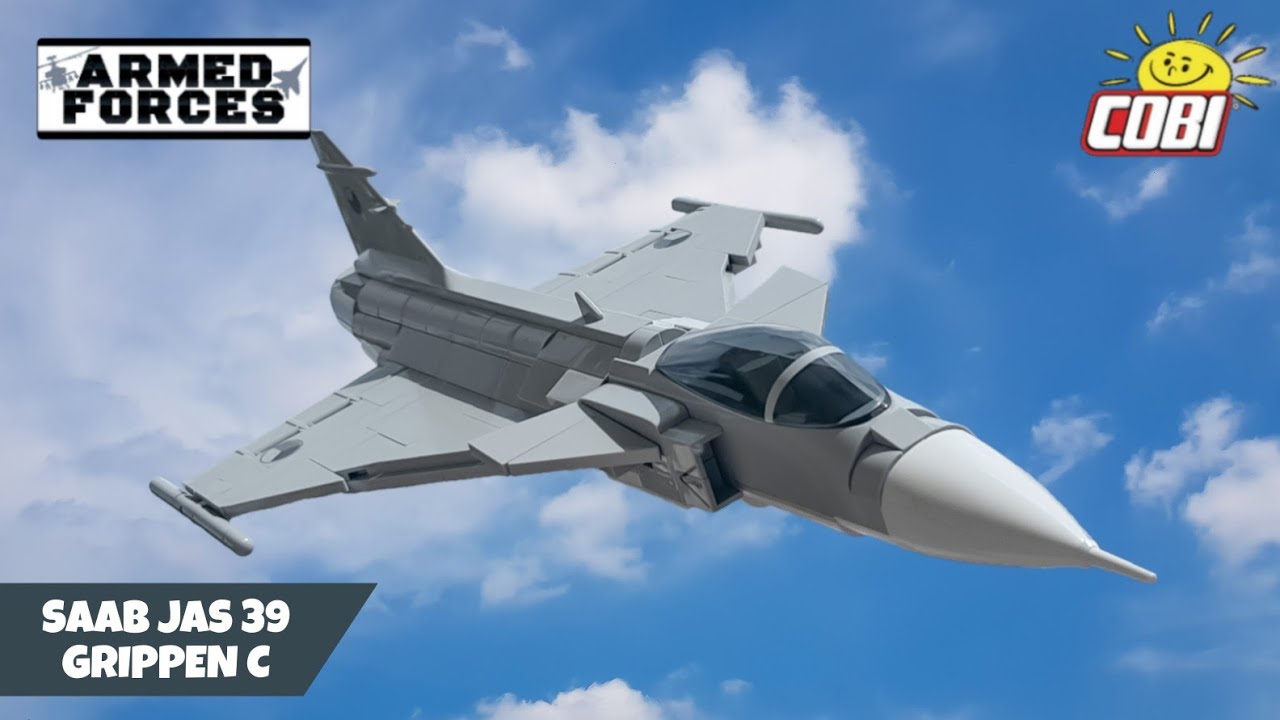 SAAB JAS 39 Grippen C - COBI (5828) - HISTORIA & RECENZJA