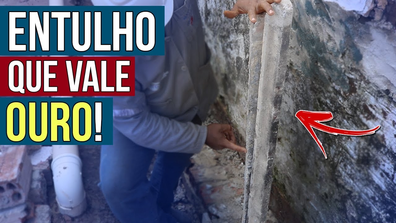OLHA O QUE ESTE PEDREIRO FAZ COM O ENTULHO DA OBRA!!