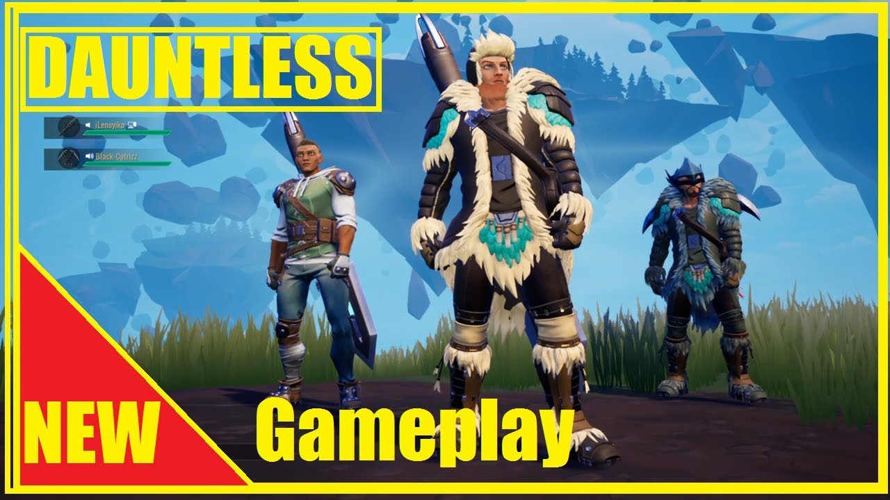 Dauntless - NEW FREE GAME -Gameplay - First Part Hunt.