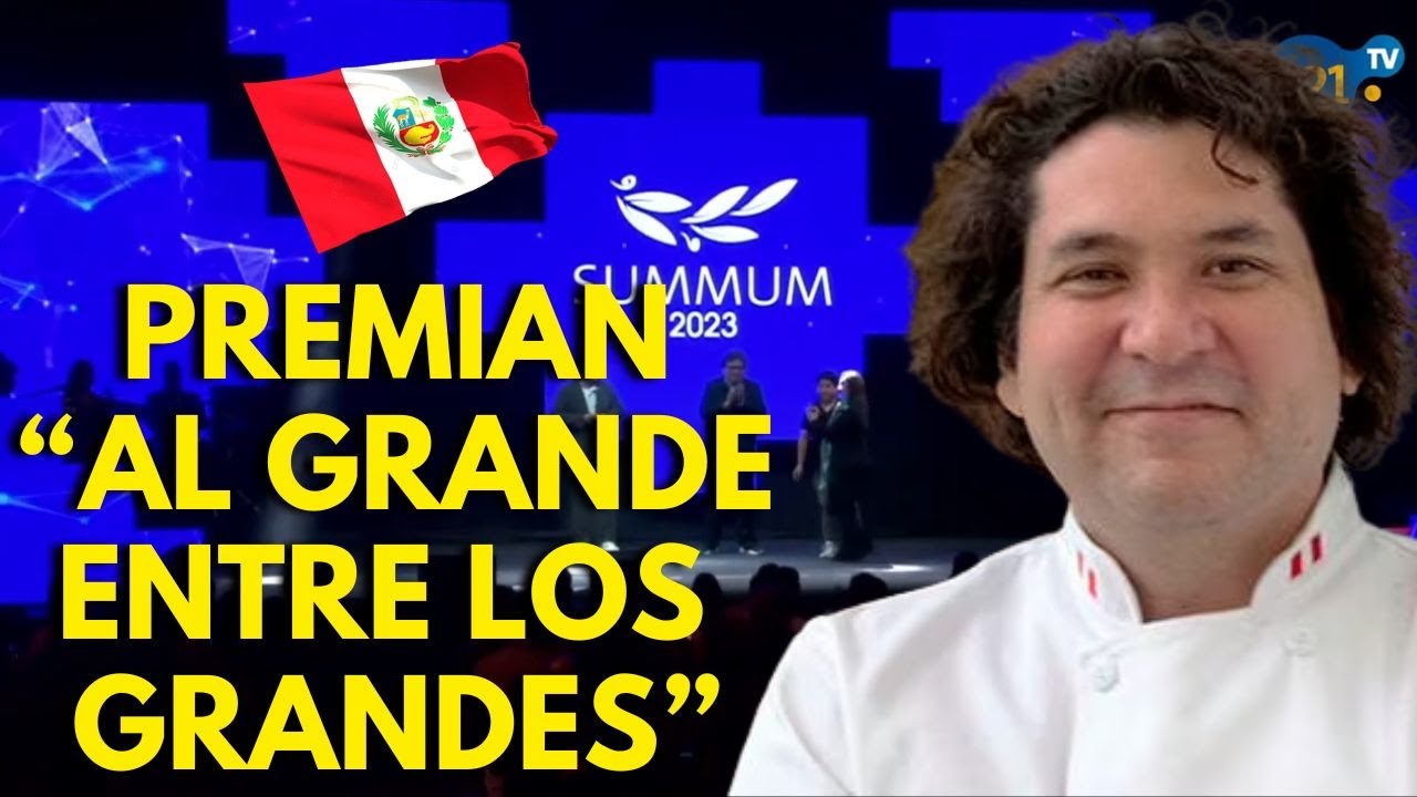 Merecido premio para Gastón Acurio en SUMMUM 2023