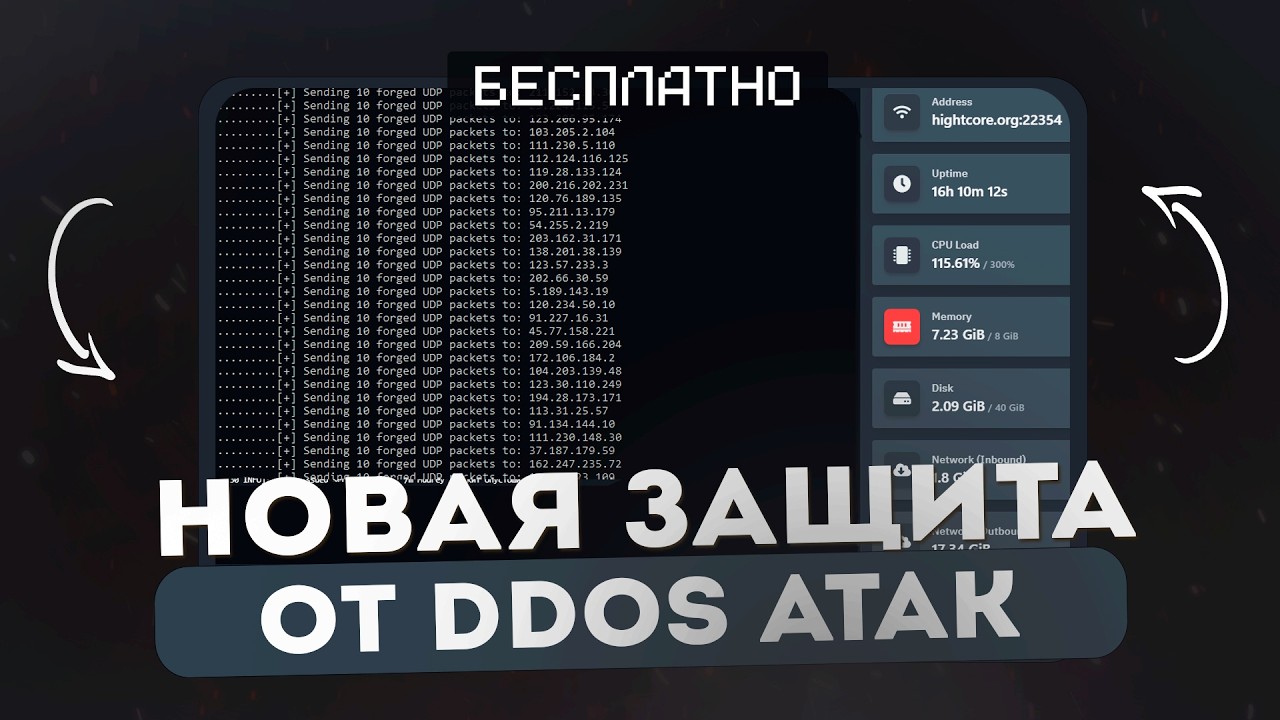 НОВЫЙ 100% СПОСОБ ЧТОБЫ ЗАЩИТИТЬ СЕРВЕР MINECRAFT ОТ DDOS АТАК 🔝 БЕСПЛАТНО 🤖 РАБОЧИЙ СПОСОБ