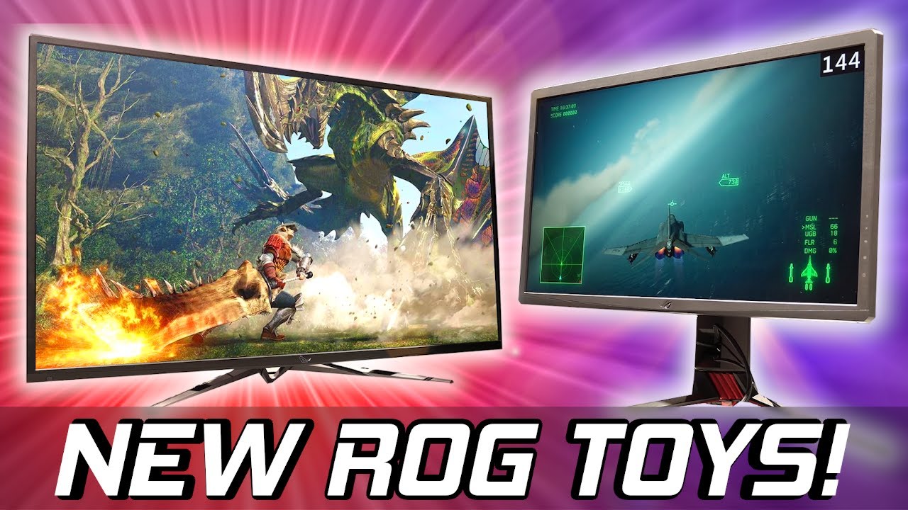 NEW 4K Gaming Monitors Anybody? 😁 Asus ROG @Gamescom 2019!