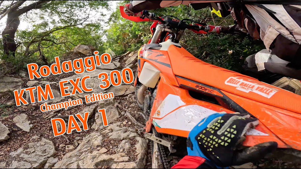 Rodaggio KTM EXC 300 Champion Edition - Day 1 - Enduro POV 7 dicembre