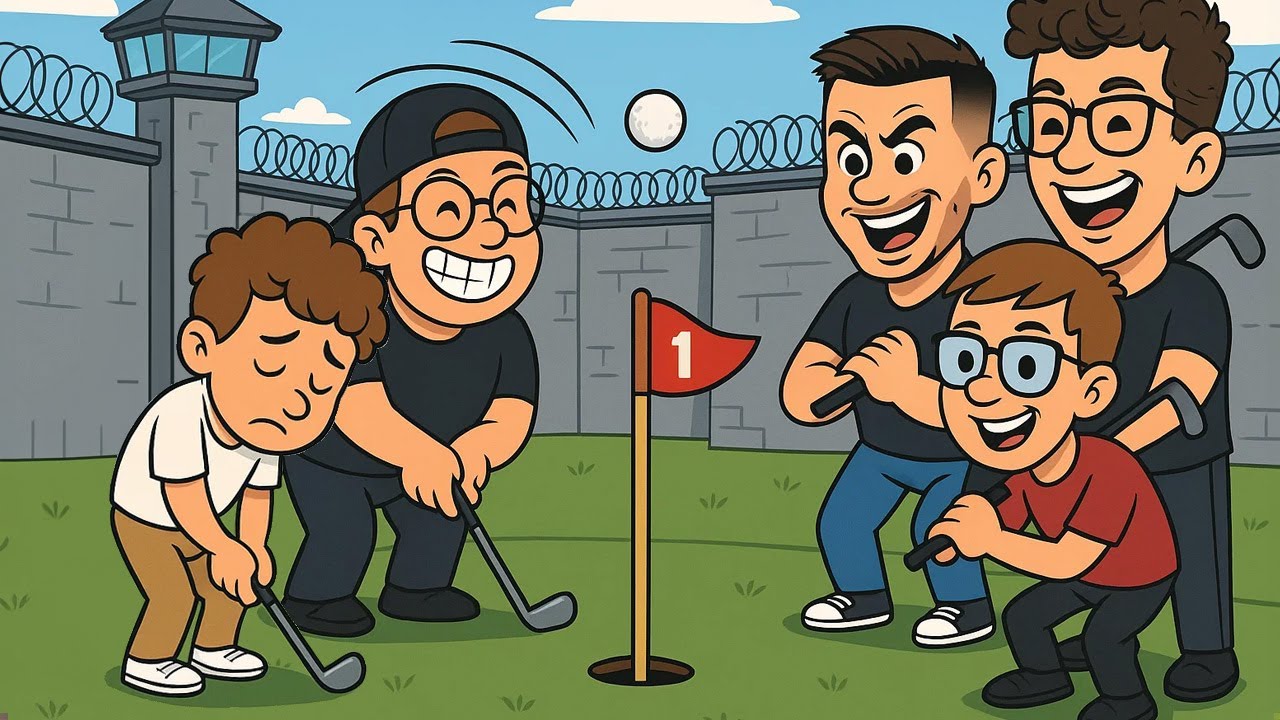 MINI-GOLF IN EEN GEVANGENIS!