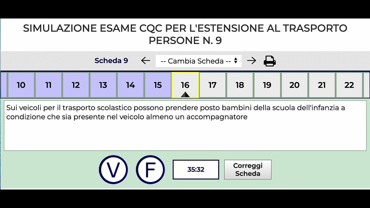Scheda 9 specialistica CQC persone