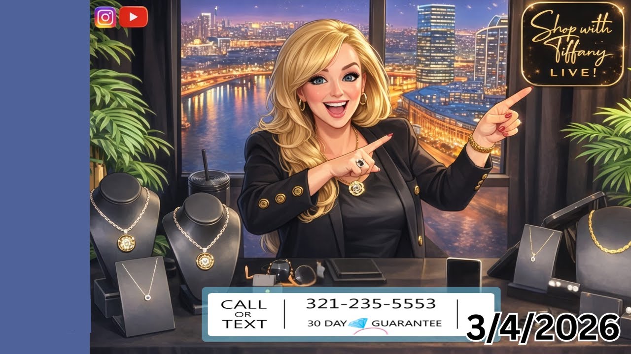 LIVE NOW – Shop With Tiffany Live | Jewelry Deals + 0% APR – 7 PM EST