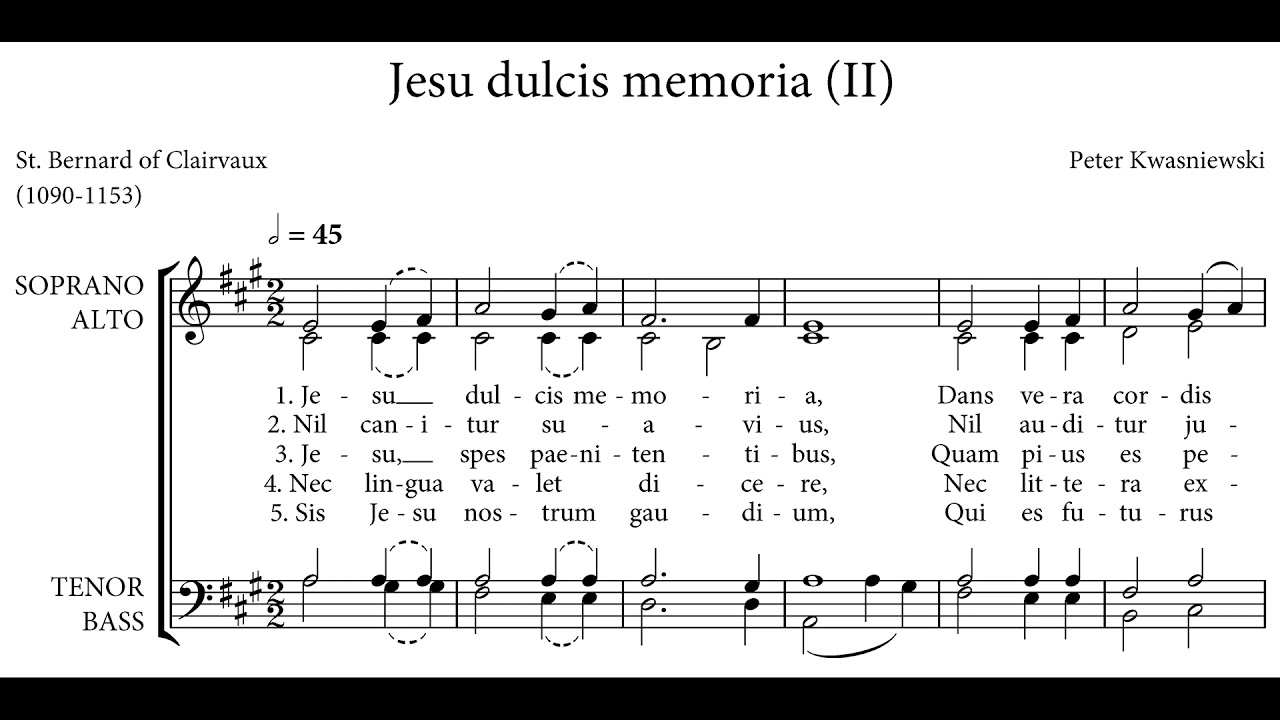Jesu Dulcis Memoria
