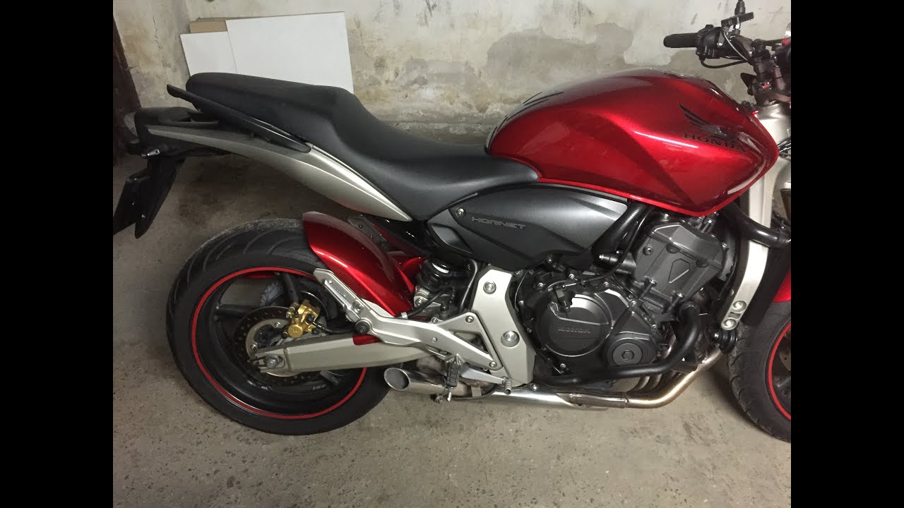 Homemade silencer exhaust Honda CB600F Hornet