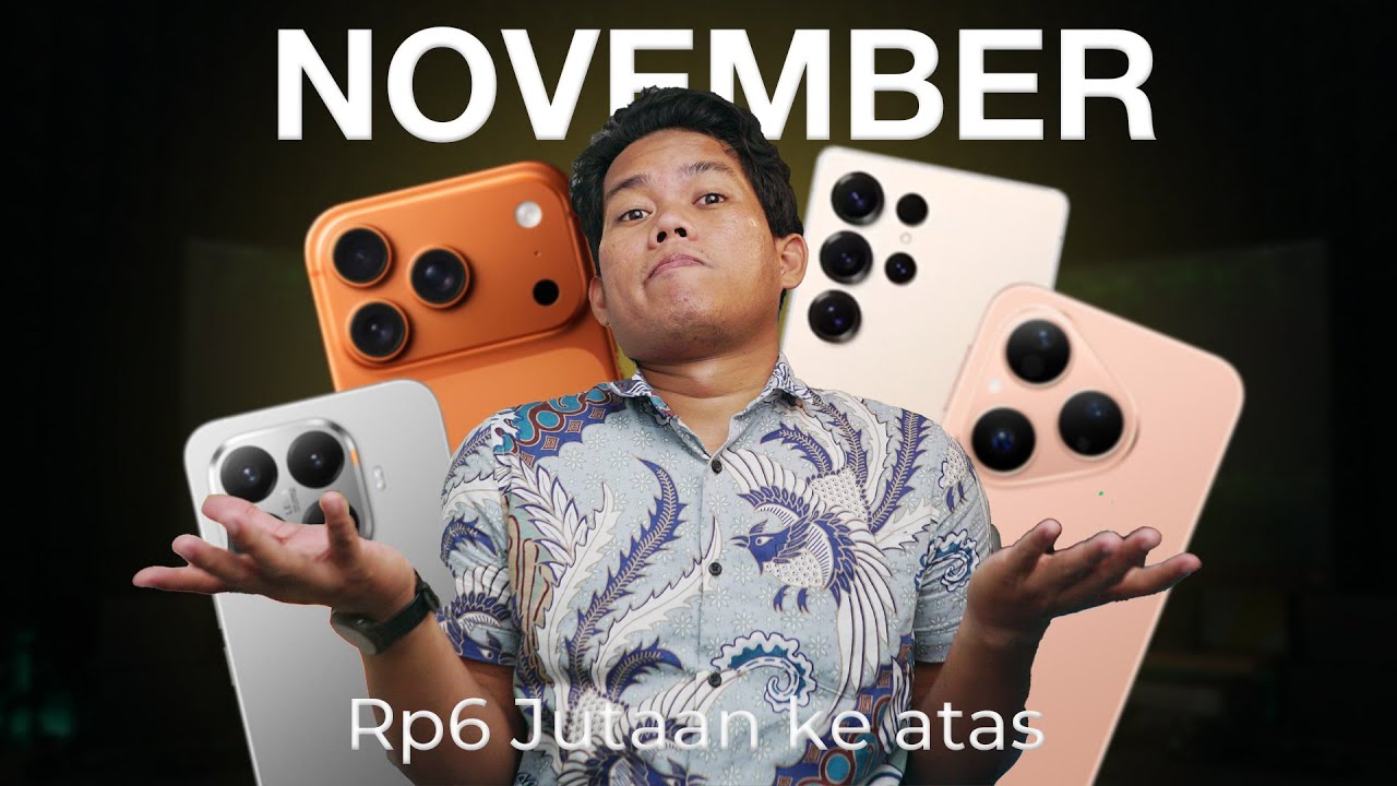 Rekomendasi hape TERBAIK November Rp6 jutaan ke atas