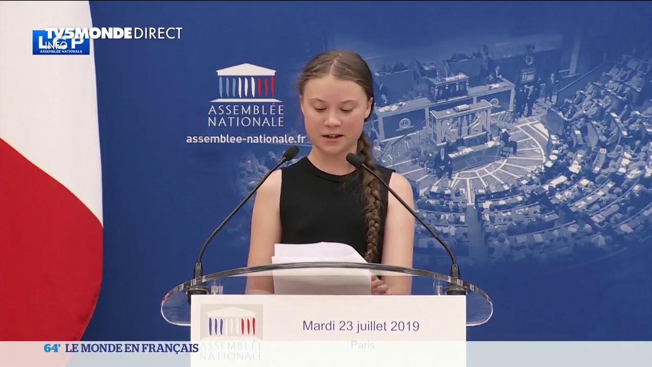 Greta Thunberg reçue par des députés français