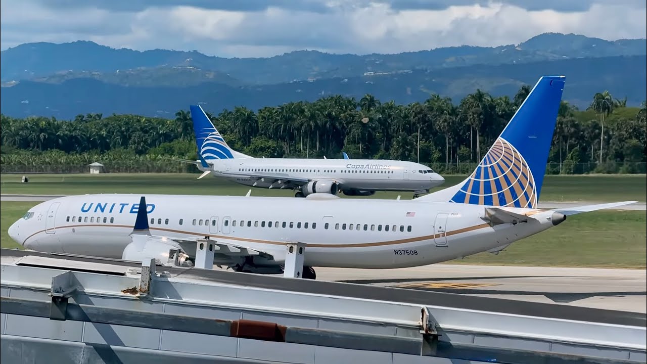 MIRA MAS AVIONES OPERANDO EN EL AEROPUERTO INTERNACIONAL DEL CIBAO | #airport #boeing #airbus