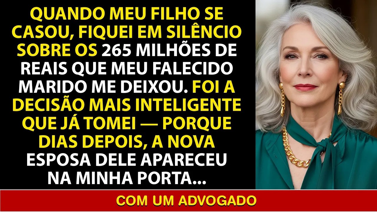 Meu filho se casou e escondi minha herança… até que a esposa dele apareceu com um advogado