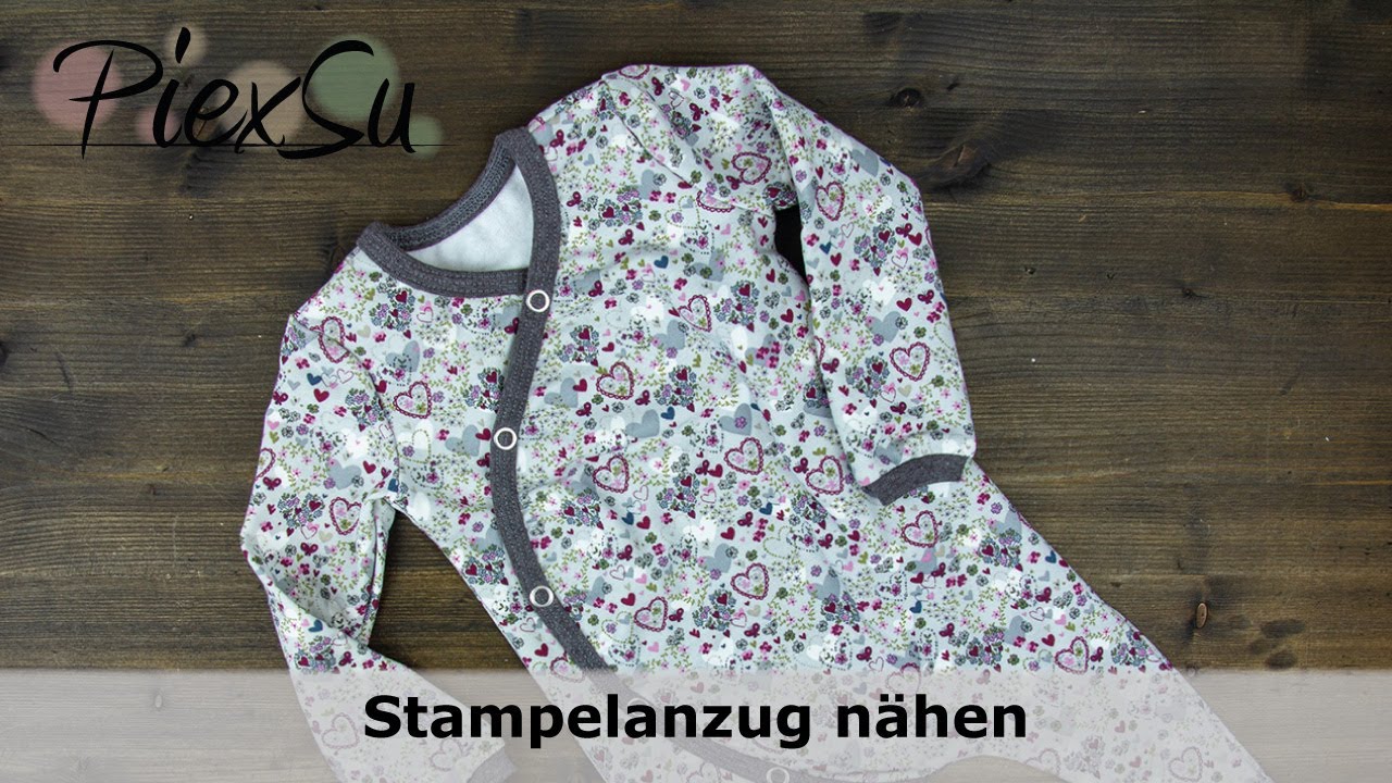 Nähanleitungen Schnittmuster PiexSu Biattar Strampelanzug nähen