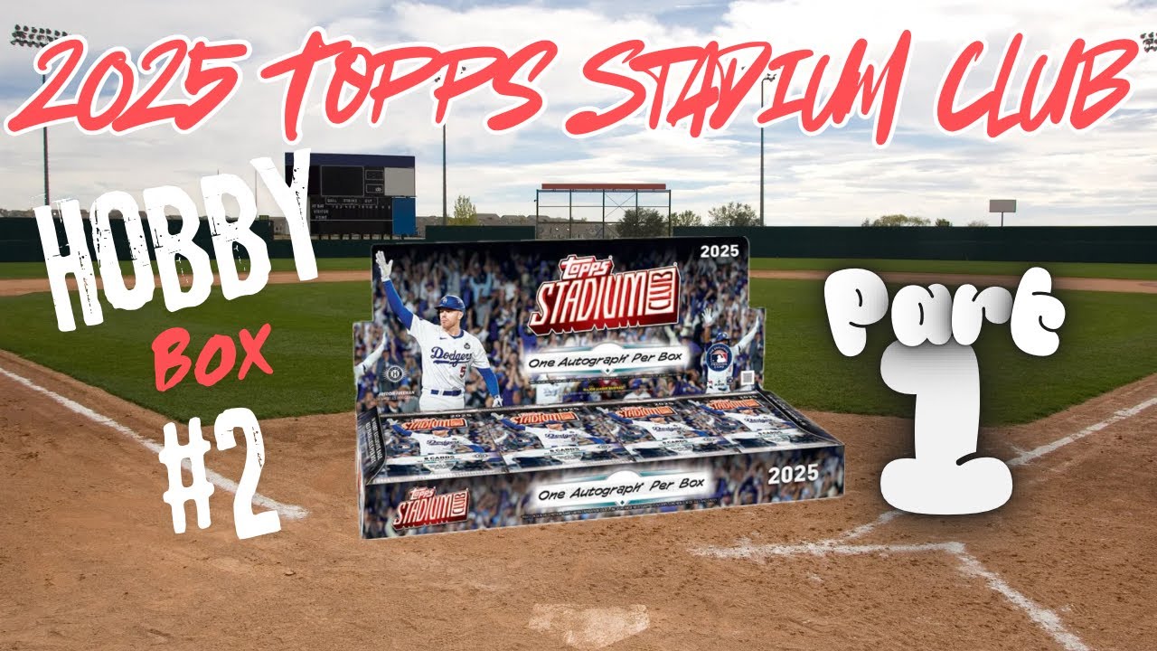 Shohei Pull 1:2,512 packs!!! NEW RELEASE 2025 Topps Stadium Club Hobby Box #2