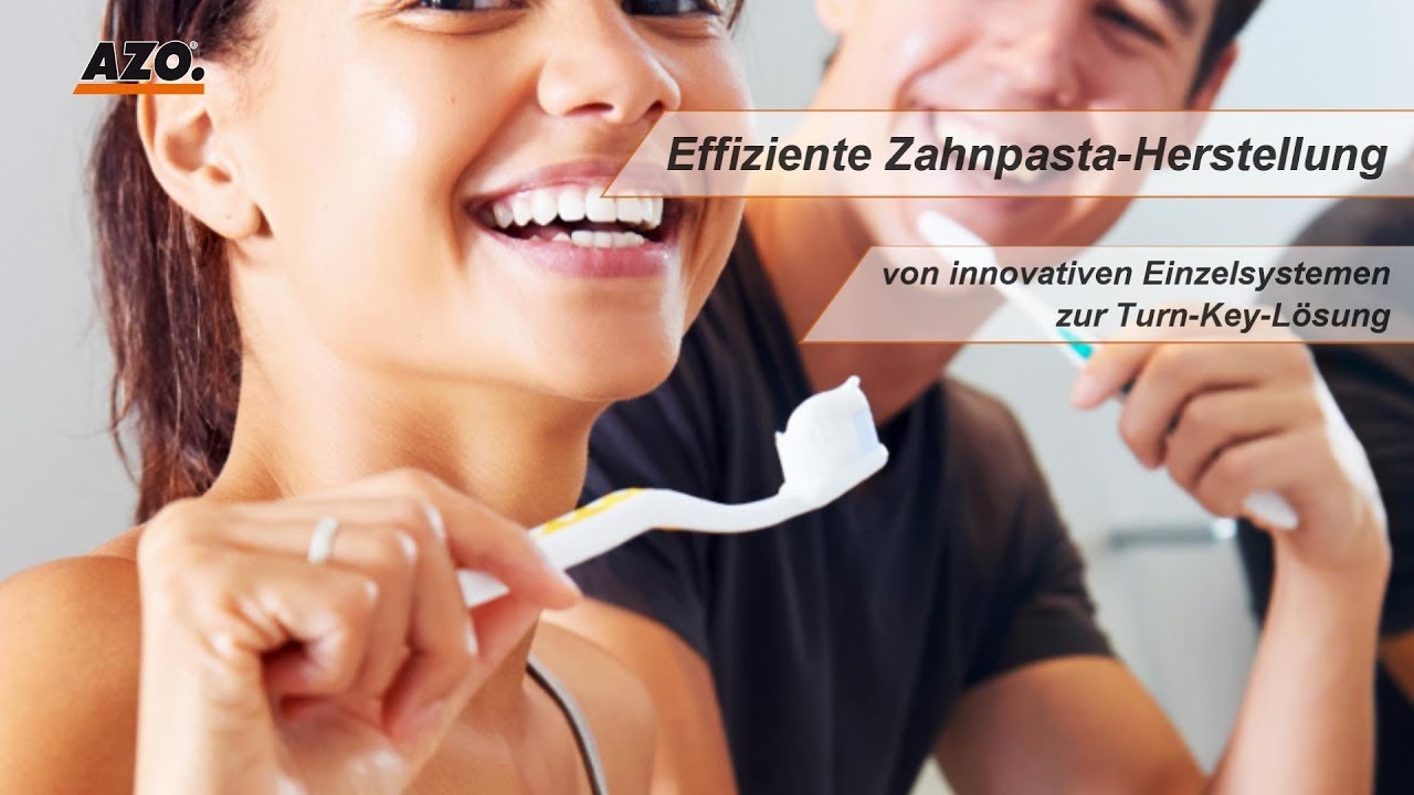 Effiziente Zahnpasta-Herstellung - von innovativen Einzelsystemen zur Turn-Key-Lösung