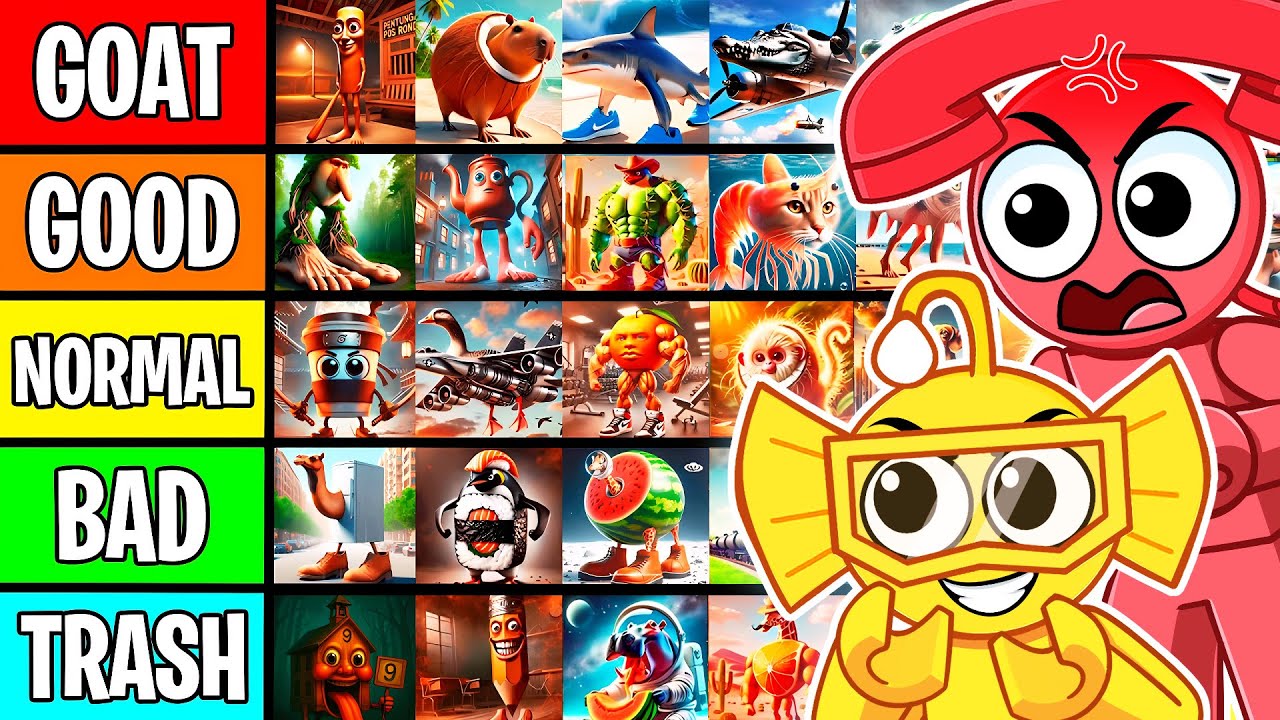Making The PERFECT BRAINROT Tier List In Roblox