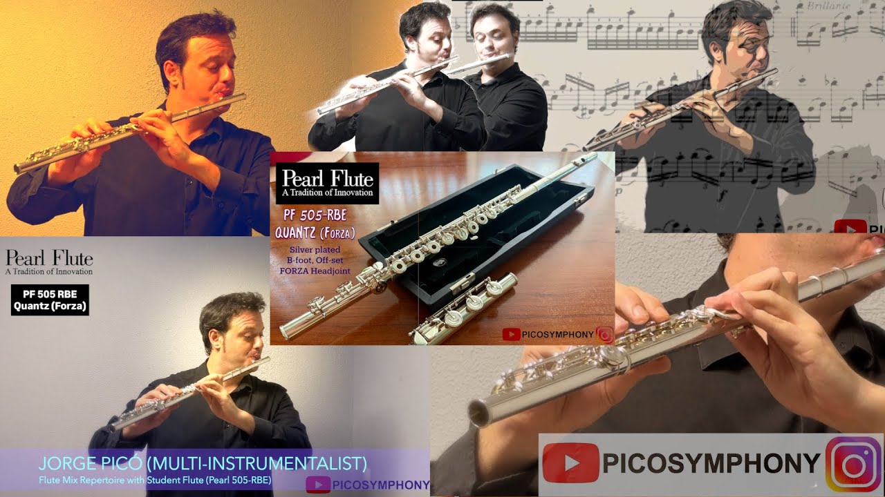 FLUTE REP. MIX: with a STUDENT FLUTE (Pearl Flute 505 RBE - Quantz FORZA) - Jorge L. Picó