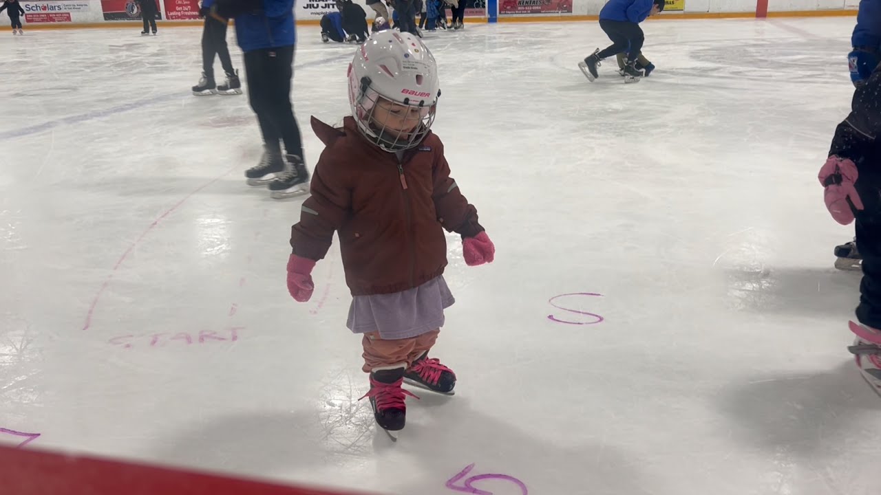 Our Daughter’s First Skating Lesson of the Year