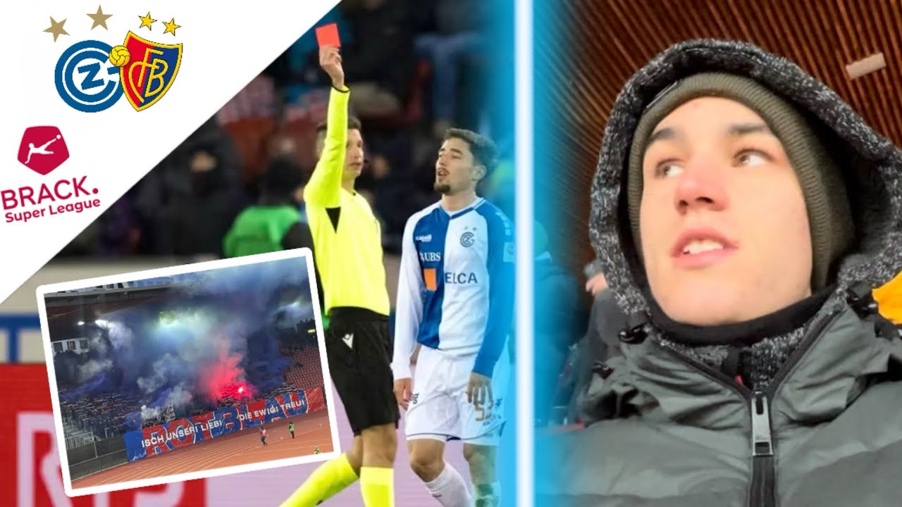 GCZ vs. FC Basel | 3 rote Karten in einer Halbzeit 🟥🤯 | Stadionvlog #43