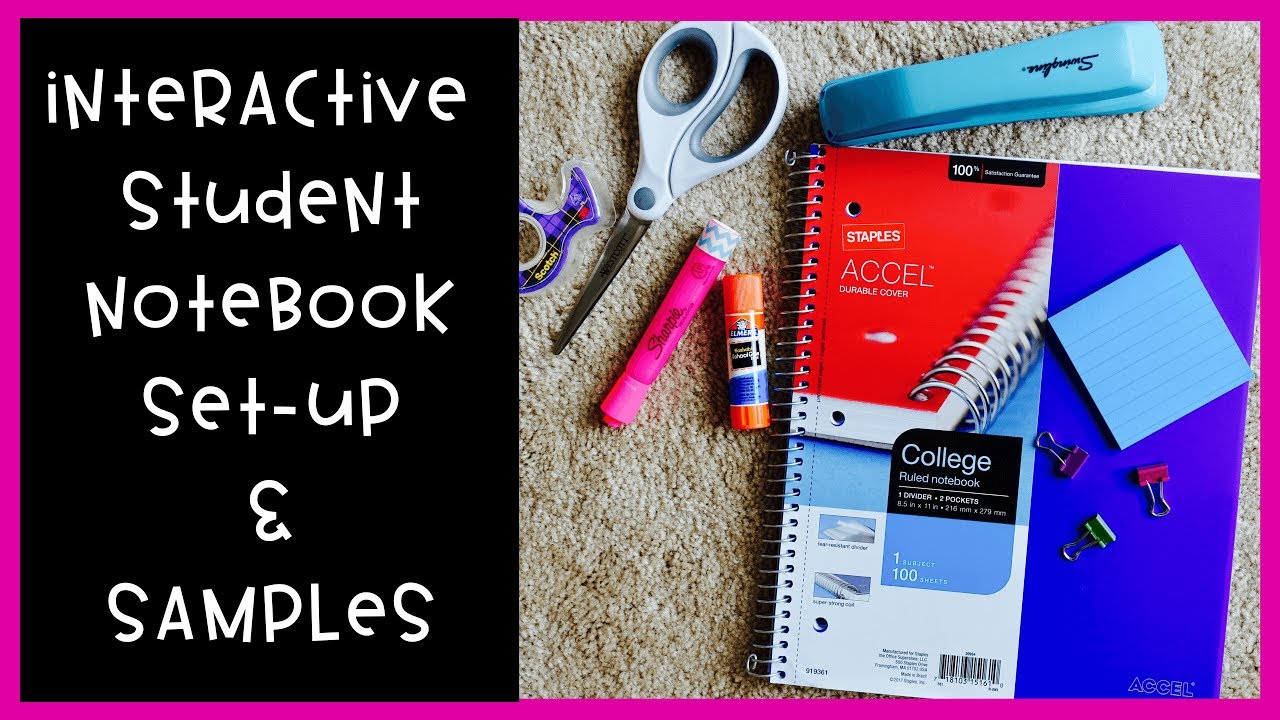 How I Set Up My Interactive Student Notebook | Setup, Samples, & Tips