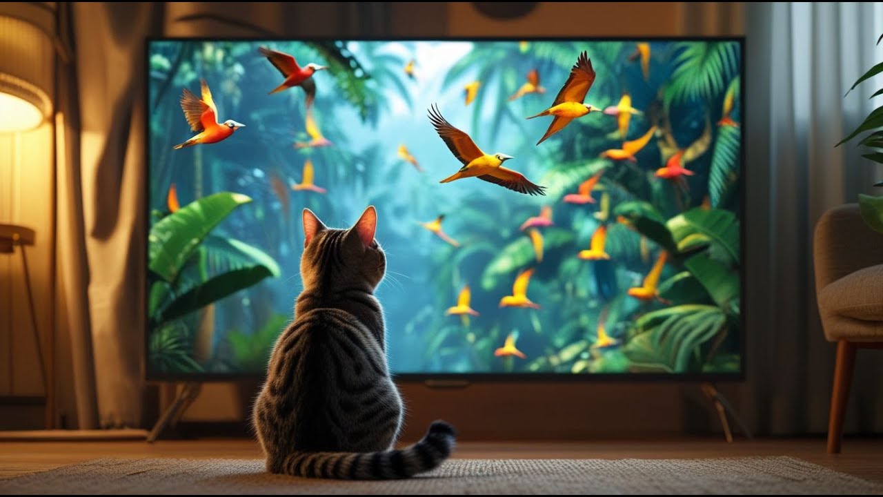 Live Birds for Cats to Watch – Cat TV in HD! 🐦 (Best birds video for your Kitty)