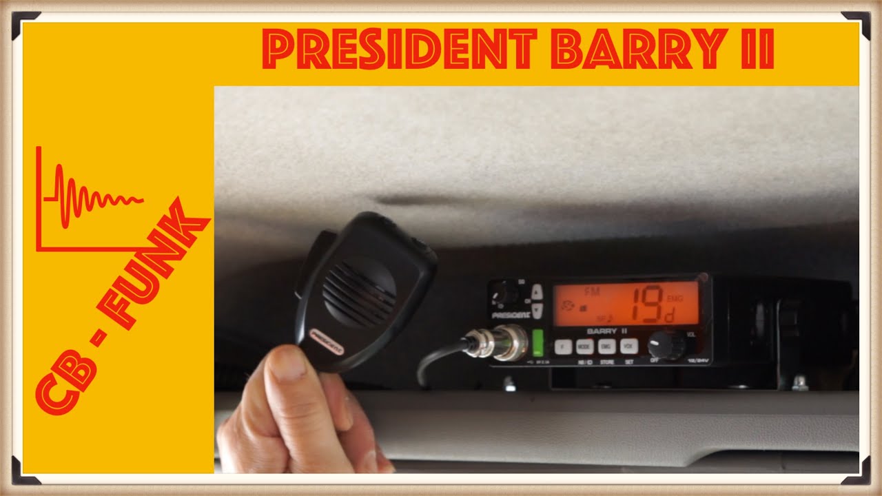 CB Funkgerät | President Barry II Multinorm ASC | 11m Band