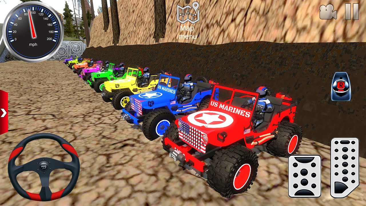 Juegos De Carros - Off-Road Extreme Car Stunt Racing 3D #1 - Android / IOS gameplay [FHD]