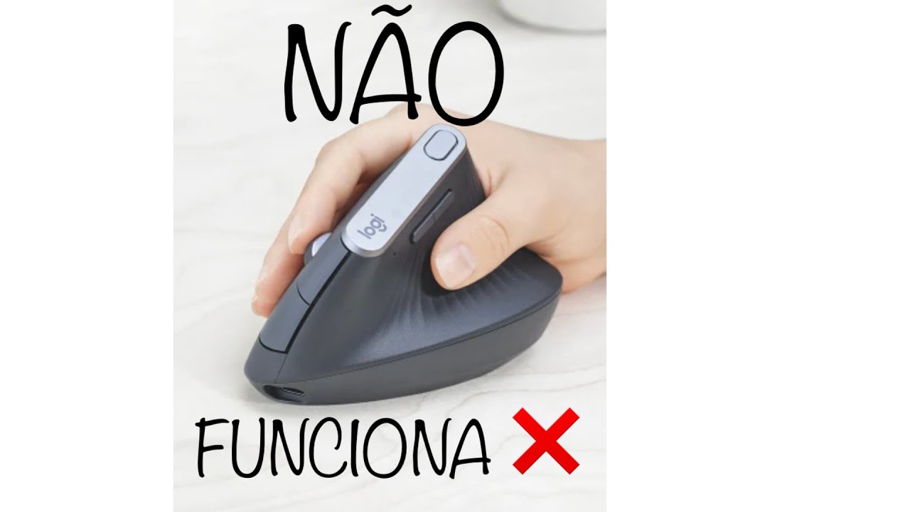 Mouse vertical ergonômico, não funciona!