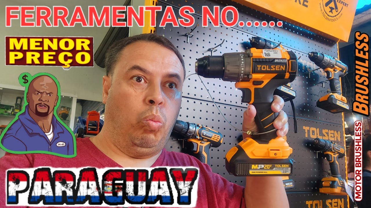 PREÇOS INSANOS AQUI NO PARAGUAI - FERRAMENTAS TOTAL INGCO EMTOP TOLSEN WADFOW MAKAKO RONIX DEKO TOOL