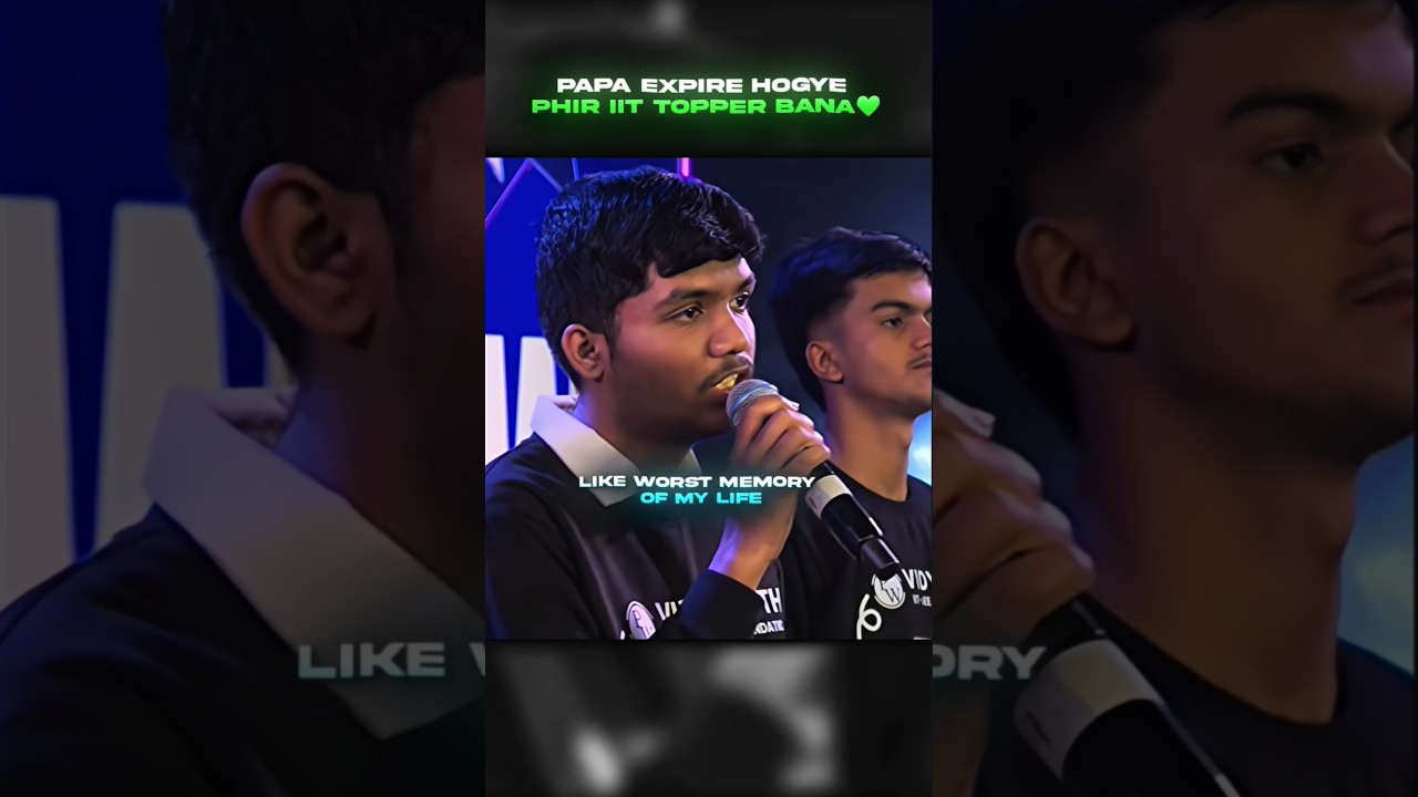 Papa Expire Ho Gaye Phir IIT Topper Bana 😱💝 || Ft. Alakh Sir #fatherlove #iittopper #alakhsir #viral