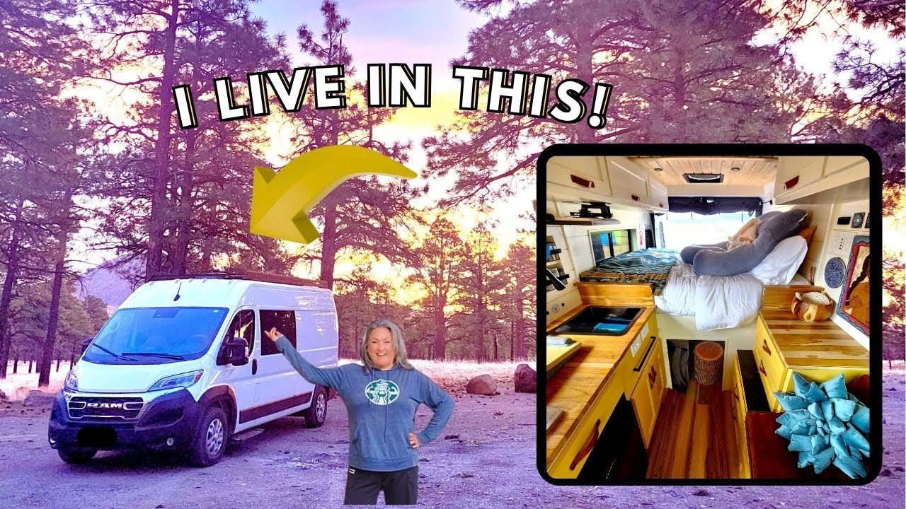 MY NEW RIG! The Most Comfortable FULL-TIME CAMPERVAN You've EVER Seen. My VANLIFE Tiny Home on wheel