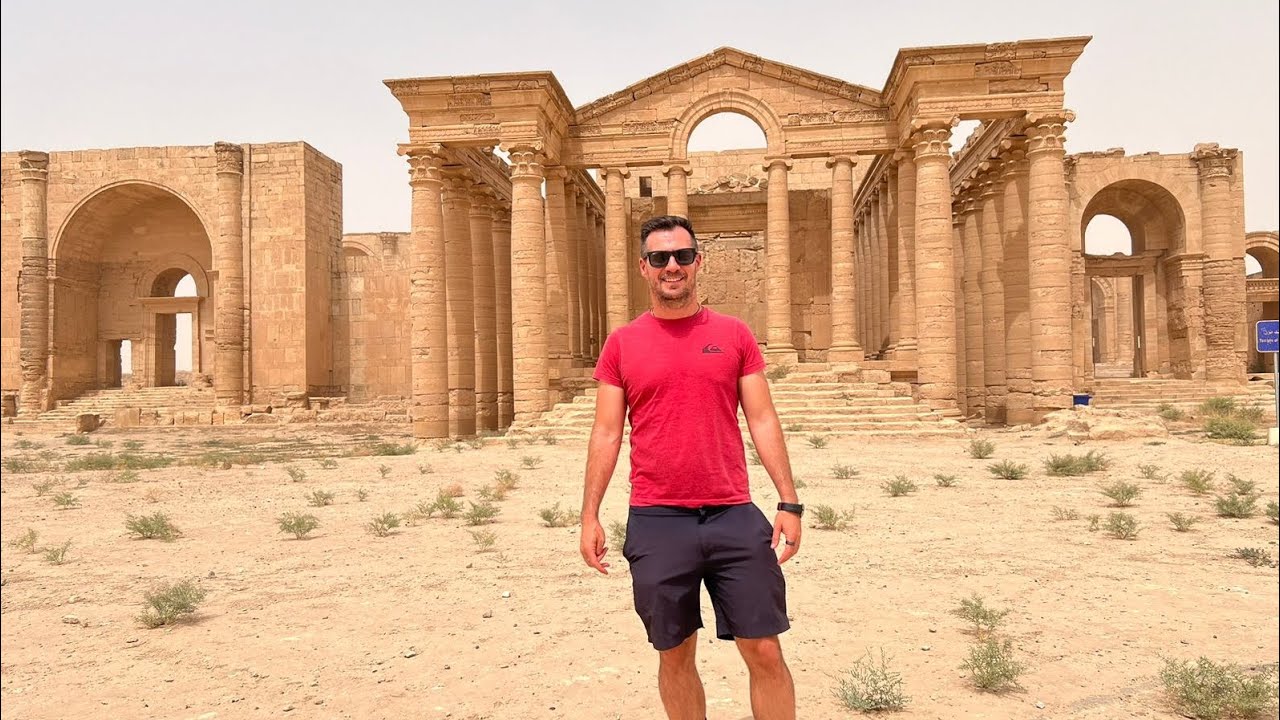 Exploring Hatra with @Mosul-guide-Moomen #Mosul #Iraq #☀️