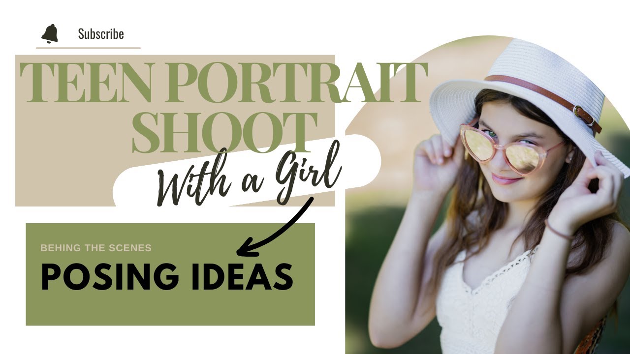 BTS - Teen Portrait Shoot Posing Ideas